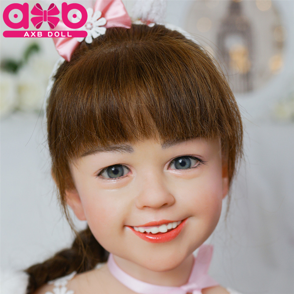 AXBDOLL G33# Super Real Silicone Doll Head - 画像をクリックして閉じます