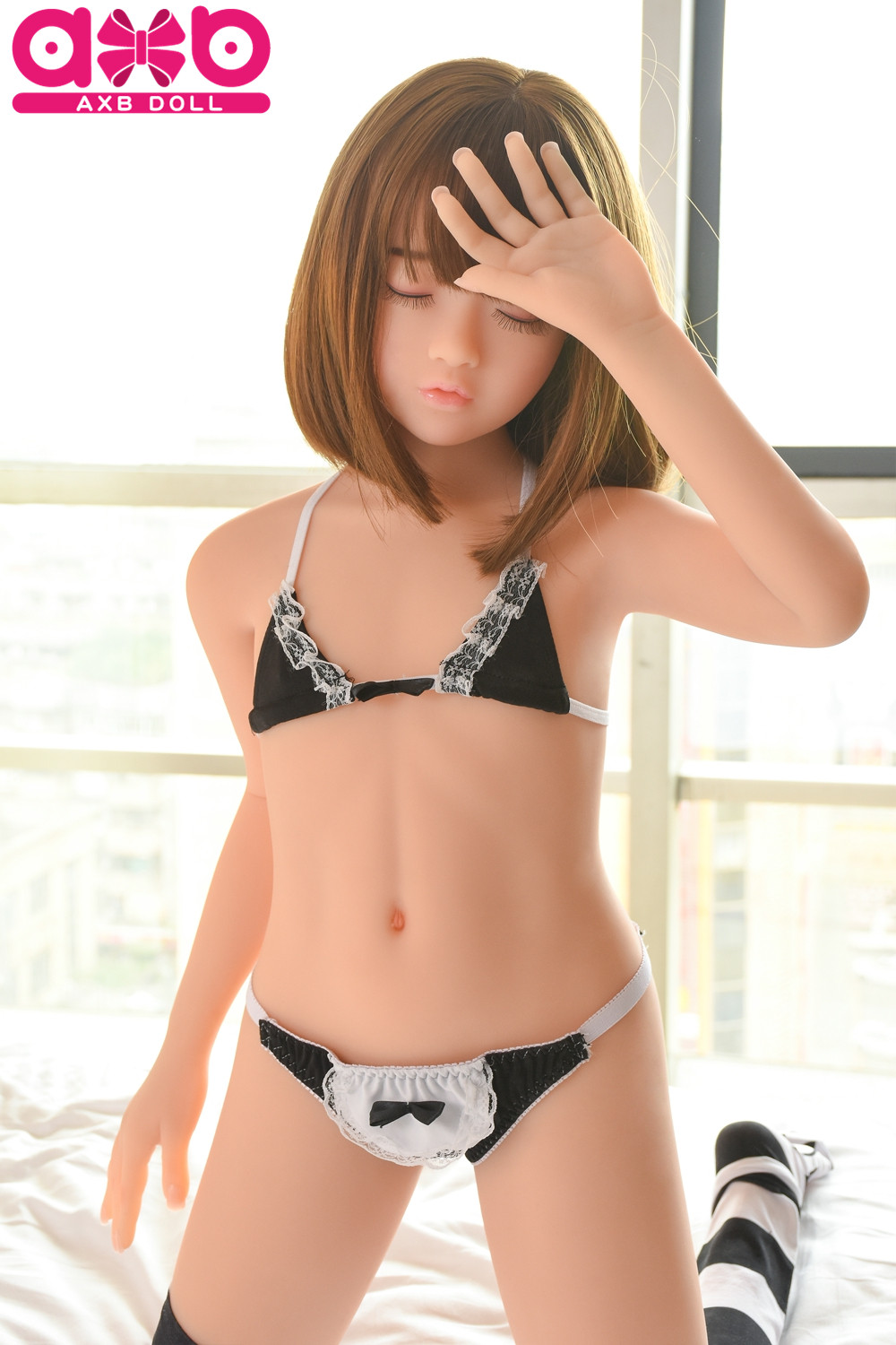 AXBDOLL 120cm A57# TPE Anime Love Doll Close Eyes Sex Dolls - 画像をクリックして閉じます